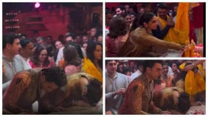 Ranveer Singh Debuts Clean-Shaven Look After 'Dhurandhar,' Joins Deepika Padukone for Ganesh Chaturthi Prayers