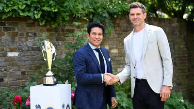 Sachin Tendulkar and James Anderson, the new namesakes of the trophy.