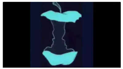 Optical illusion revealing personality traits based on initial perception.