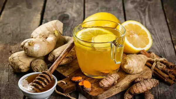 A cup of ginger tea